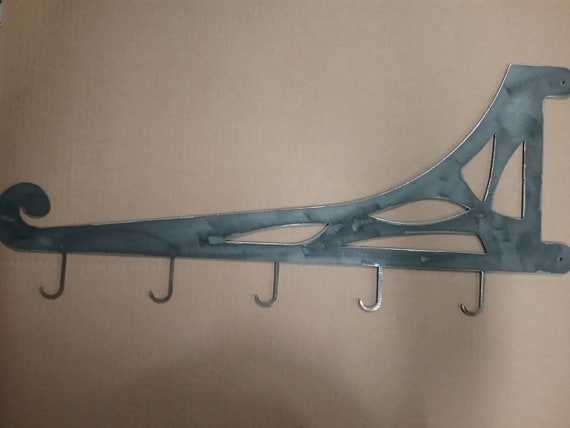 Metal Art Hanger Plants Bird Feeder Deck Outdoor Etsy