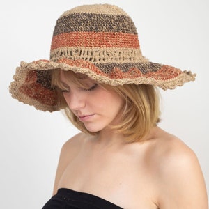 Multi Color Hemp/Cotton Summer Hat