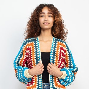 Fiesta Crocheted Cardigan