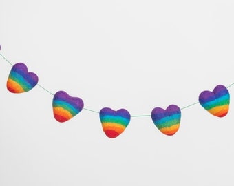 Rainbow Felt Garland