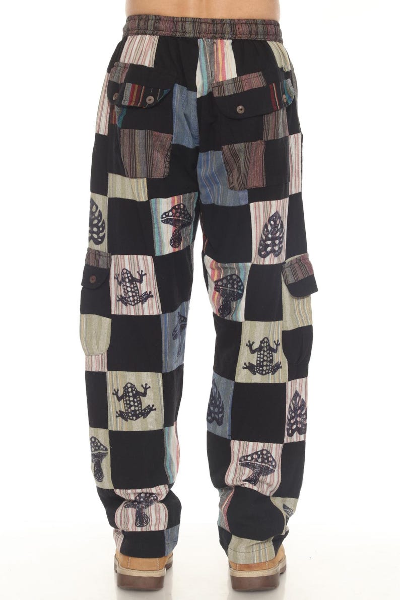 Patchwork Men's Cargo Pants image 5