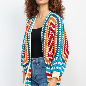 Fiesta Crocheted Cardigan