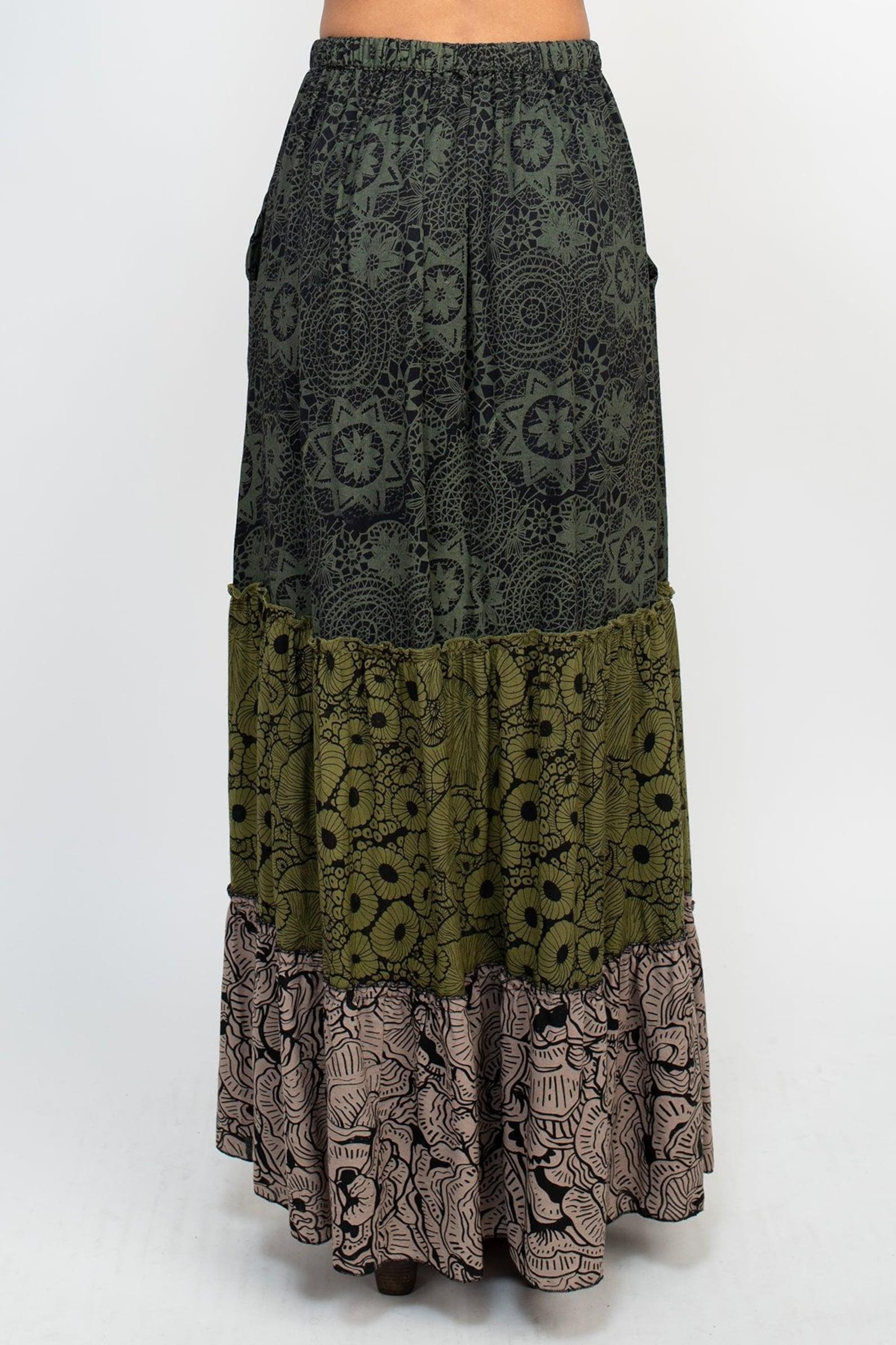 Tiered Lace Skirt