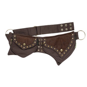 The Wanderer A Cotton Hip Pack Utility Belt Brown