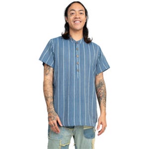 Vintage Striped Henley