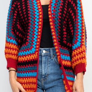 Fiesta Crocheted Cardigan