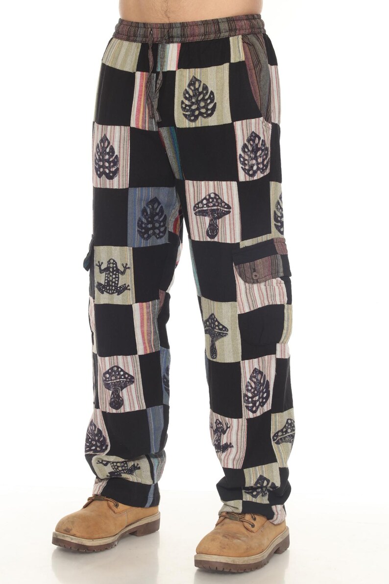 Patchwork Men's Cargo Pants image 3