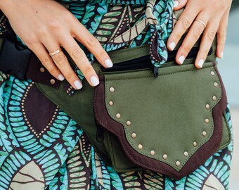 Stylish and Trendy Hip Belt Bag for Women, Artisan-Made, and Perfect for Festivals like Burning Man, One-Size Fits Most