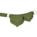 Cotton two Leaf Pocket Waist Belt