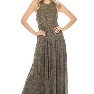chinese dress ladies Nepal Black Halter Maxi Dress main image 1