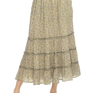 Romantic Tiered Maxi Skirt