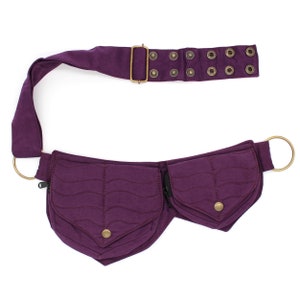 Cotton two Leaf Pocket Waist Belt