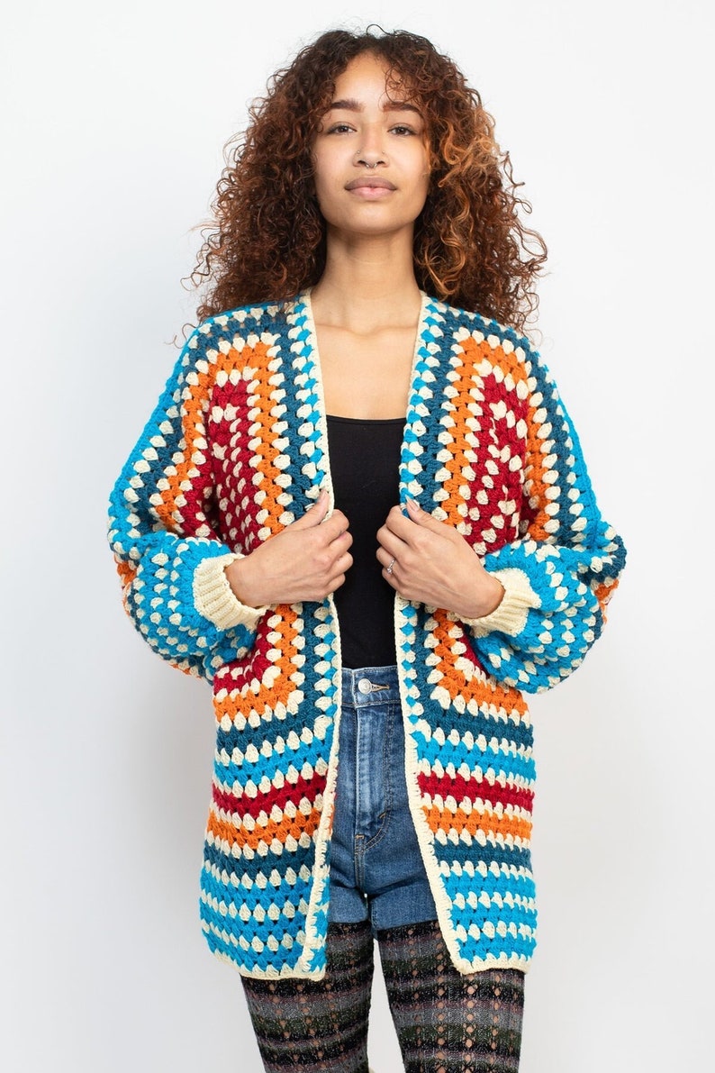 Fiesta Crocheted Cardigan