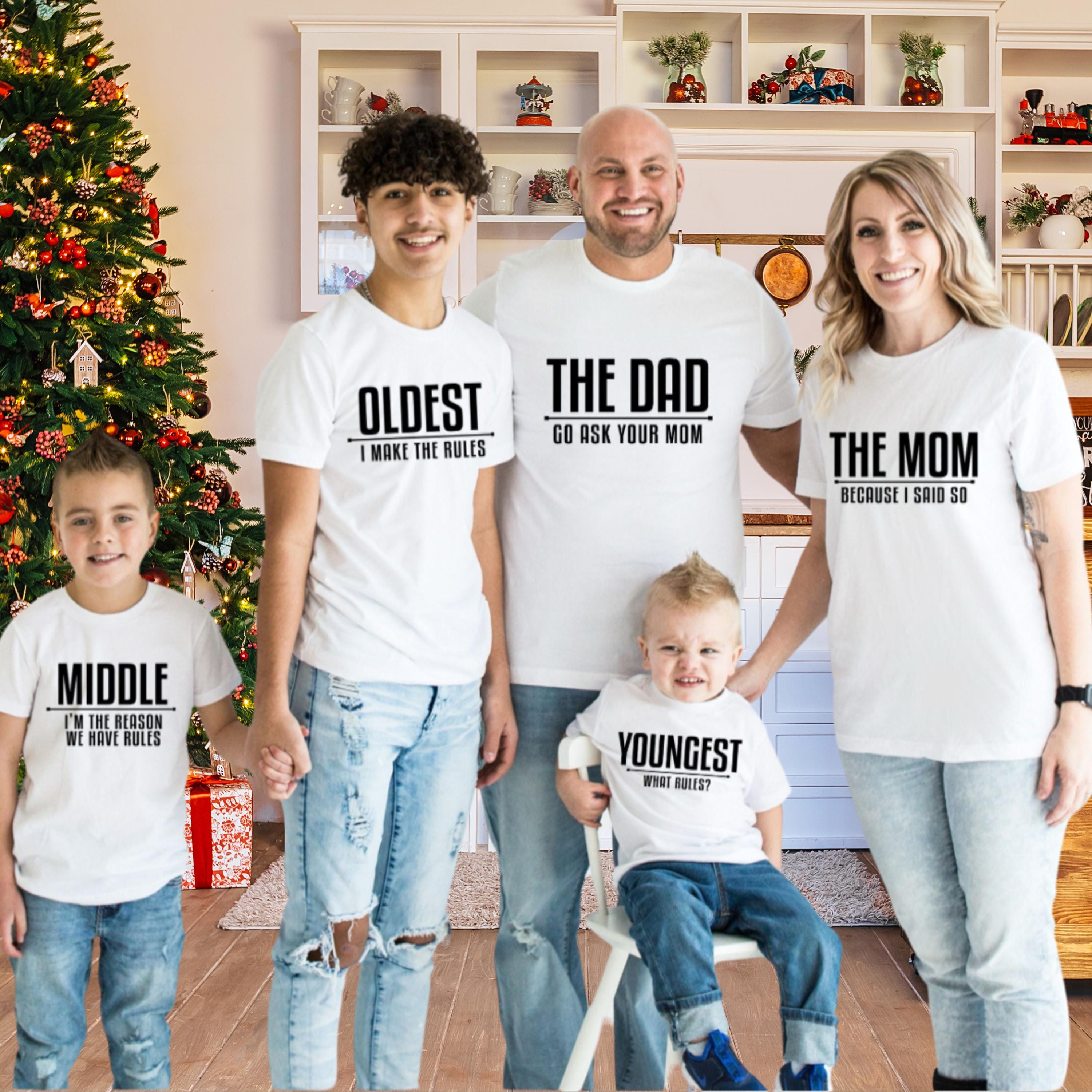I Am The Oldest Elf Brother - I Make The Rules Tees For Boy T-Shirt I Am The Oldest Elf Brother - I Make The Rules Tees For Boy T-Shirt