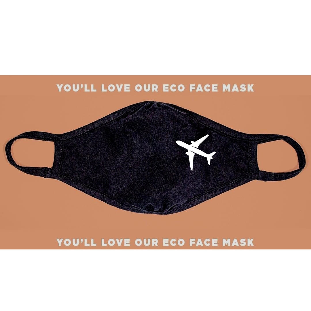 Face Mask Airplane Washable Masks Black Face Masks for Kids Etsy
