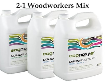 Ecopoxy Liquid Plastic 12L woodworkers Mix