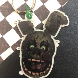 Five Nights at Freddy&#39;s 3 - &#39;Glow in the Dark&#39; Springtrap Keychain