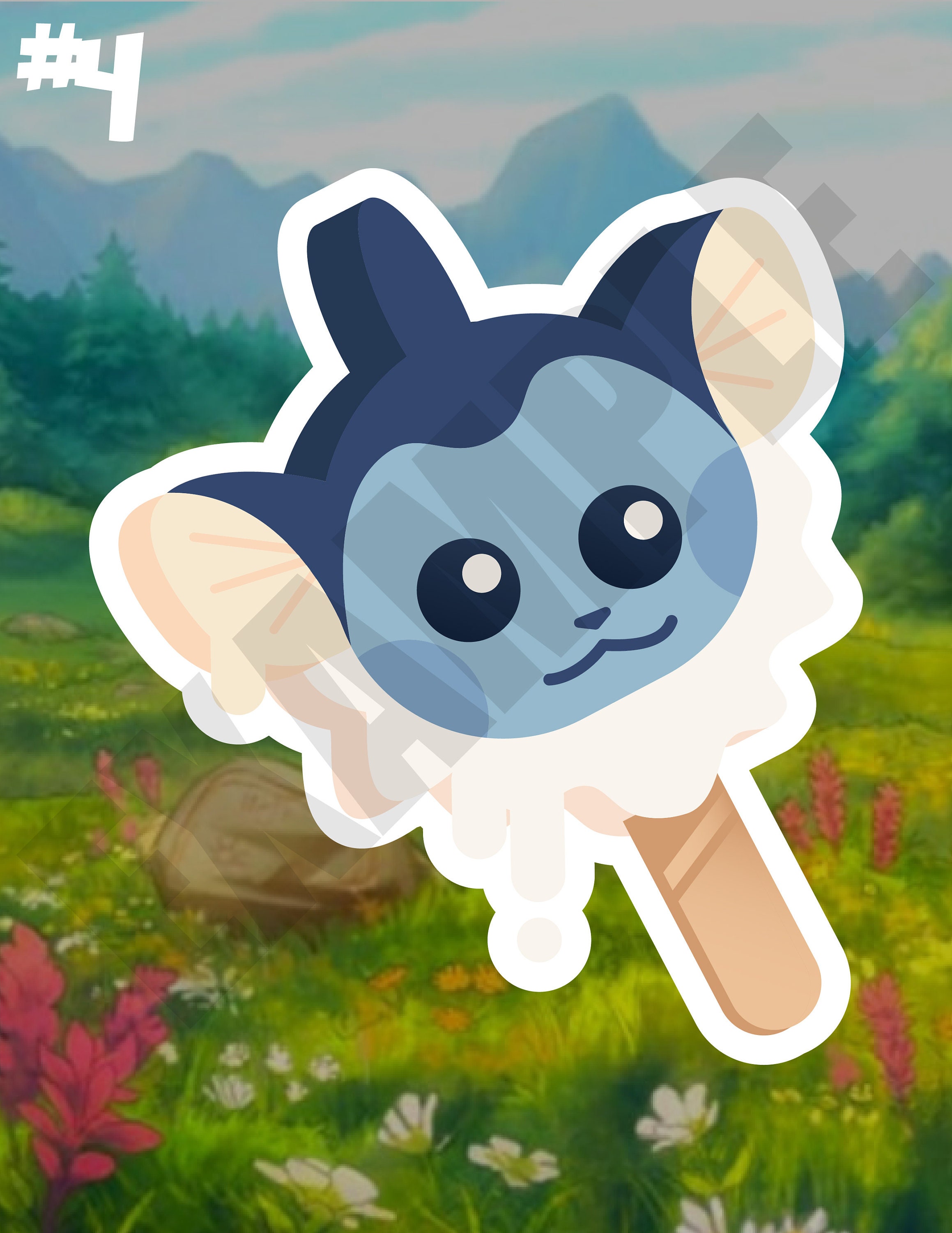 Popsicle Eeveelution Stickers – buttonsbykay