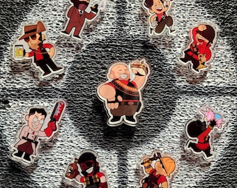 Team Fortress 2 - RED Team Acrylic Pins