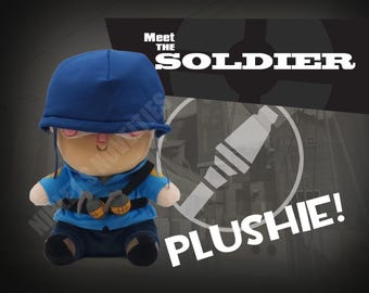 Team Fortress 2 - BLU Soldier plushie