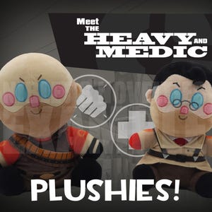 Team Fortress 2 - Heavy and Medic Plushie Bundle