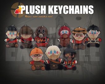 Team Fortress 2 - Plush Keychains