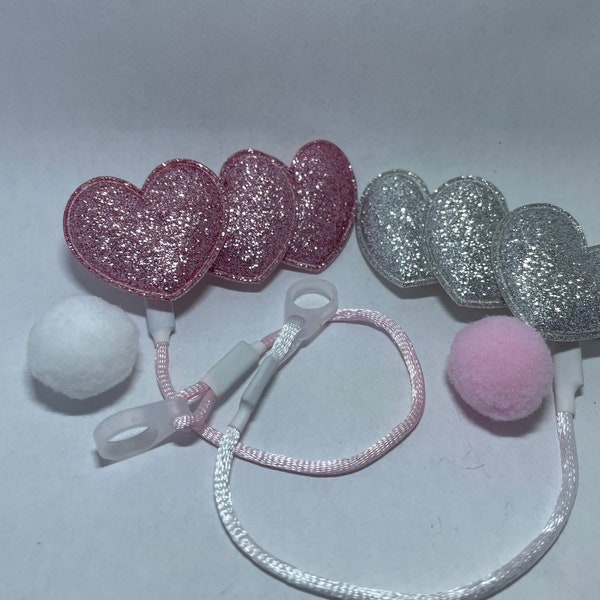 Heart bars for hearing aids