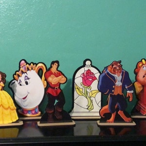 beauty and the beast center pieces