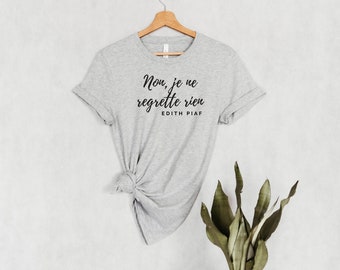 Non Je Ne Regrette Etsy Non Je Ne Regrette Etsy