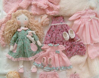 Waldorfpuppe,Waldorf Stoffpuppe,Waldorf Stoffpuppe,Handgemachte Puppe