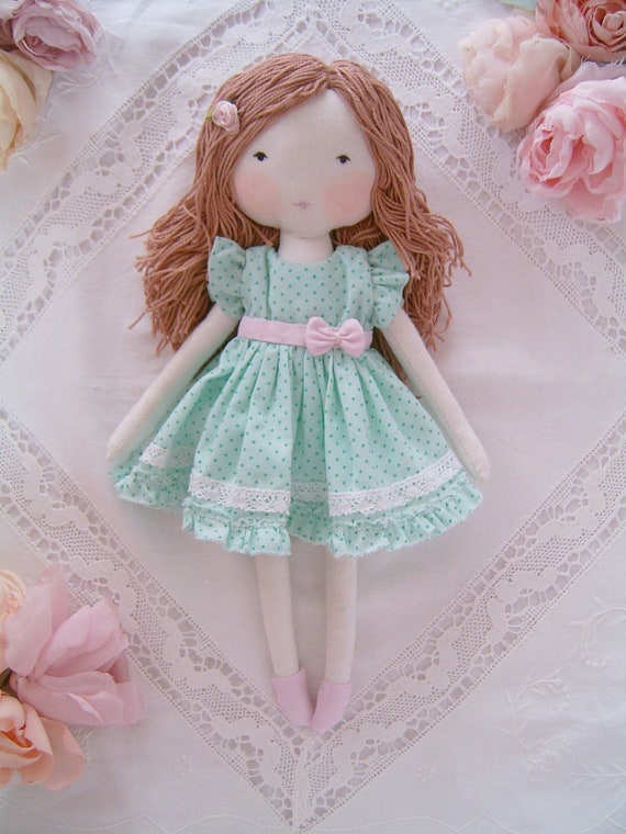 Handmade fabric dolls sales