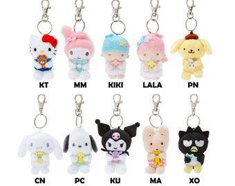 bed time Japan F//S New Sanrio Tuxedo Sam Key chain Mascot holder