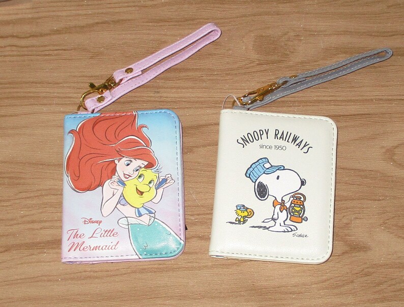 Japan Little Mermaid Ariel Snoopy Card Holder Card Case