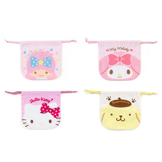 Hello Kitty Clear Pencil Case Pen Pouch Japan Pompompurin Little Twin Stars