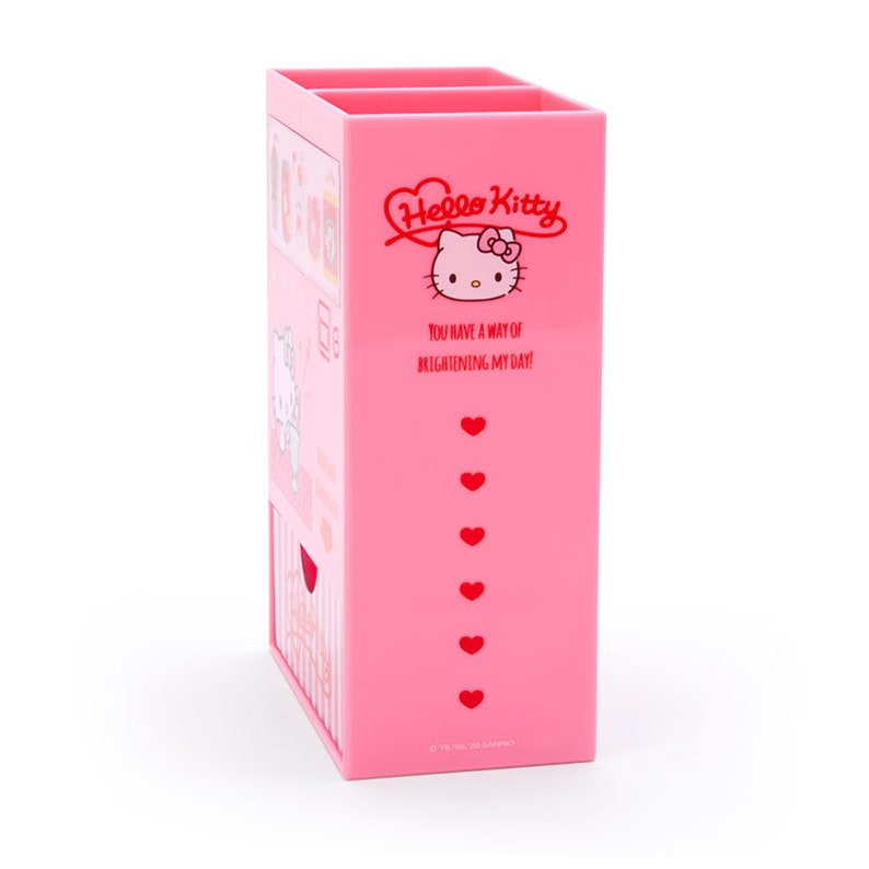 Japan Sanrio Hello Kitty My Melody Cinnamoroll Kuromi Pen Holder Stationery Stand Vending Machine