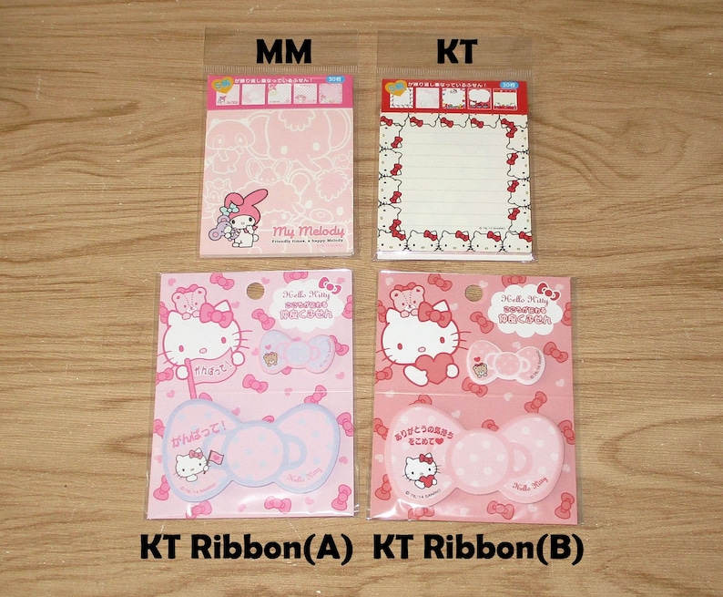 Japan Sanrio Hello Kitty My Melody Sticky Notes Pad