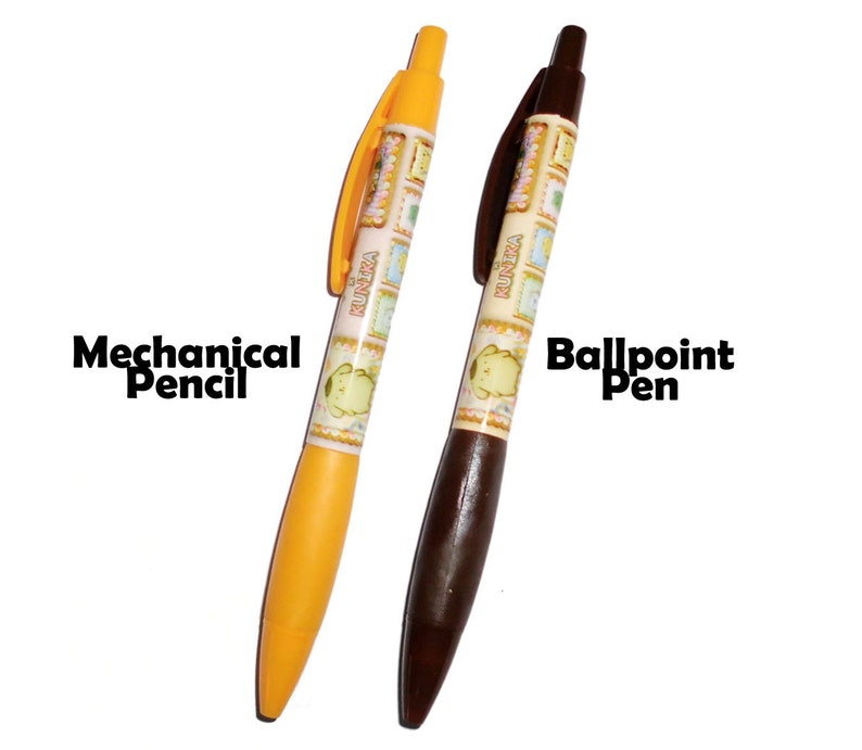 Japan Sanrio x Kurika Pompompurin Mechanical pencil and Ballpoint Pen Set