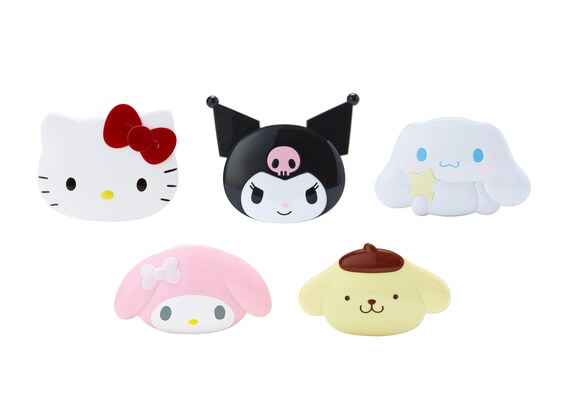 Hello Kitty Face mirror&comb set SANRIO JAPAN