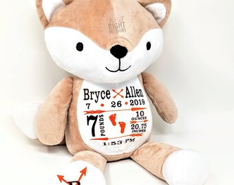stuffed fox for baby