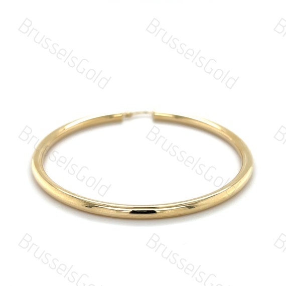 0.40 Karat Echter Diamant Reifen Ohrringe Für Damen 14K Solid Weiss Gold Braut E - Foto 7