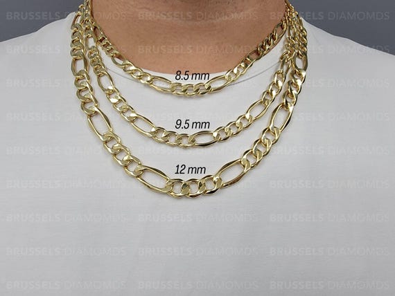 アクセサリー 14K Gold Figaro Chain BELIEVER JEWELRY 14K Gold Figaro Chain BELIEVER JEWELRY 10K Real Yellow Gold