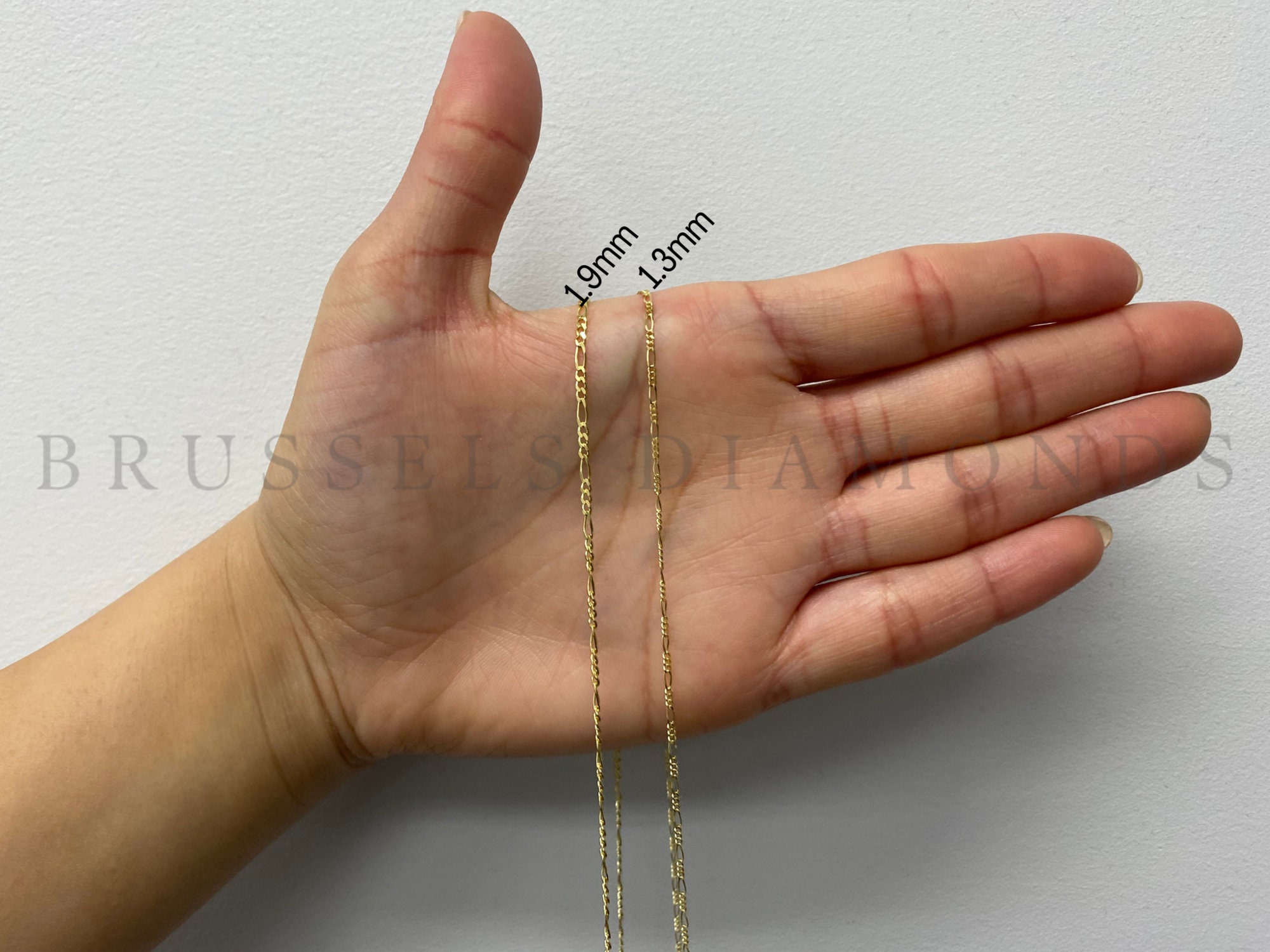 1.3 mm cheap gold chain