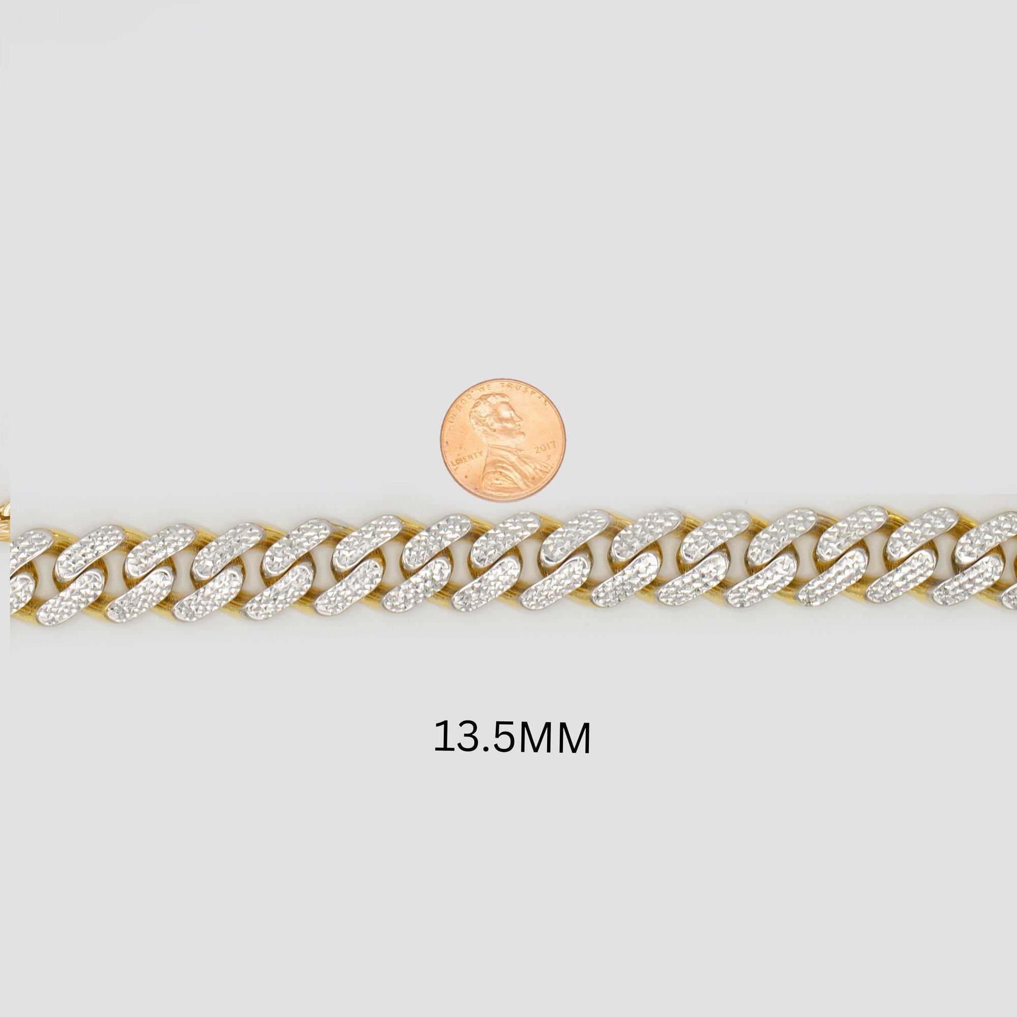 OYOGAA Collana A Maglia Cubana Miami Da 9 Mm, 6 Volte - Foto 2