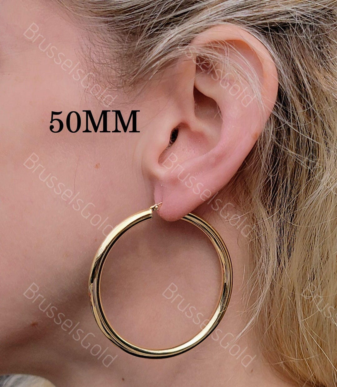 あい　Classic Hoops Thick Small Gold あい Classic Hoops Thick Small Gold あい Classic Hoops Thick
