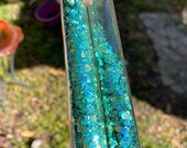 Aquamarine BIODEGRADABLE cosmetic GLITTER BioGlitter mix fine to chunky plant-based eco glitter aloe