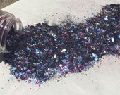 Bismuth 50 50 BIODEGRADABLE COMPOSTABLE GLITTER mix fine to chunky plant-based eco glitter aloe