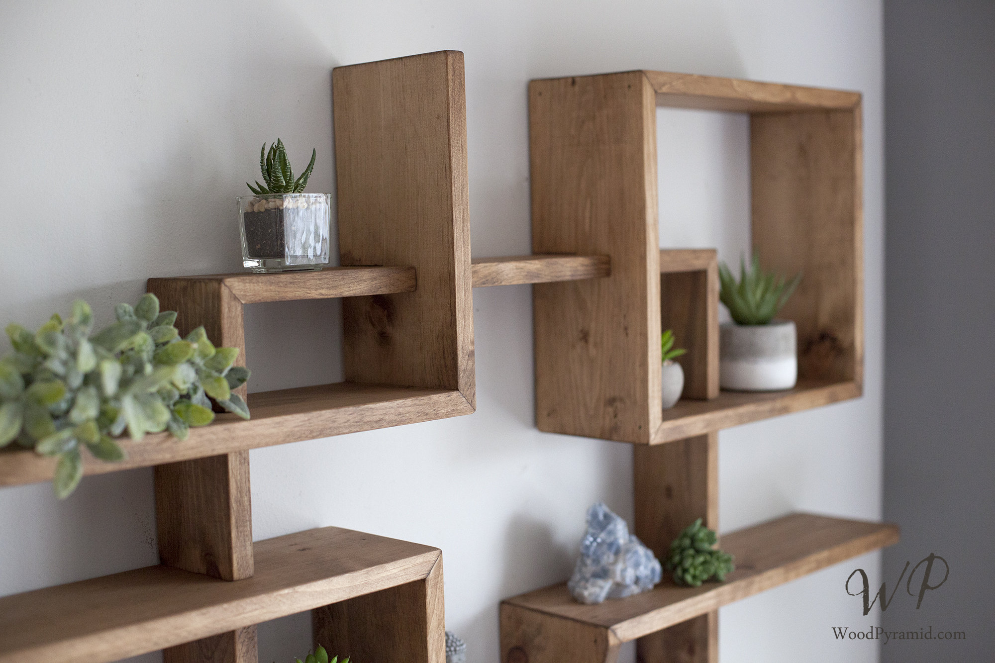 Solid Wood Display Shelf 45x 24x5.square Etsy