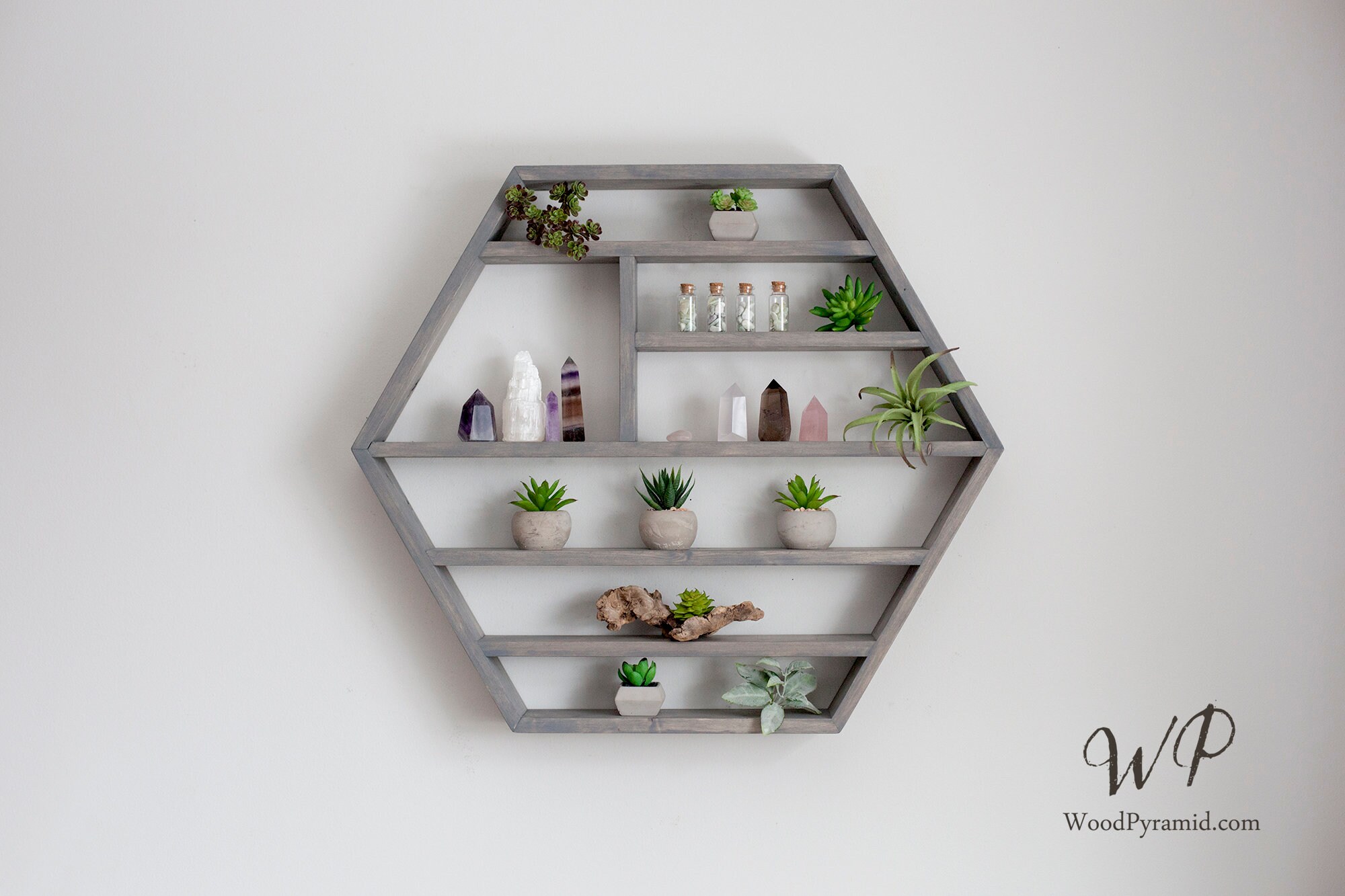 Large Hexagon Shelf 27x23.5. Essential Oil Shelf. Etsy Canada