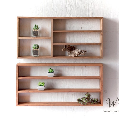 Solid Wood Display Shelf 24.5x 14. Rectangular Etsy