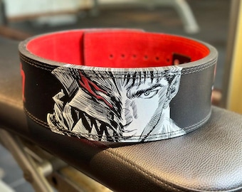 Ceinture de levage en cuir personnalisée : boucle à levier en acier inoxydable